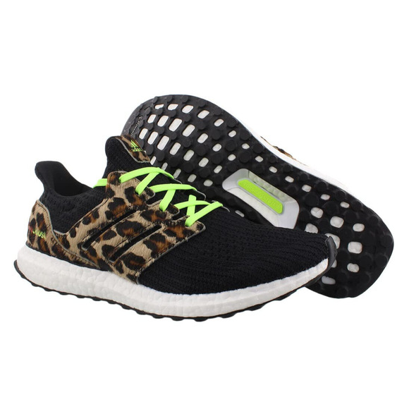 Adidas Ultraboost DNA Men\'s US 12 Black White Leopard Retro Runner Comfort